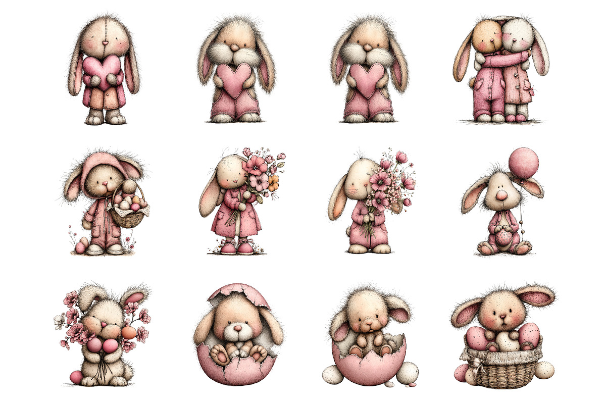 Farmhouse easter decor clipart, an Illustration by SinaCreation (Photo 2 of 11)
