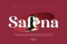 Safena || Modern Classy Serif Font