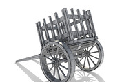 Medieval Cart, a Cars & Vehicle 3D Model by Tedi Permana (Thumbnail 7 of 7)