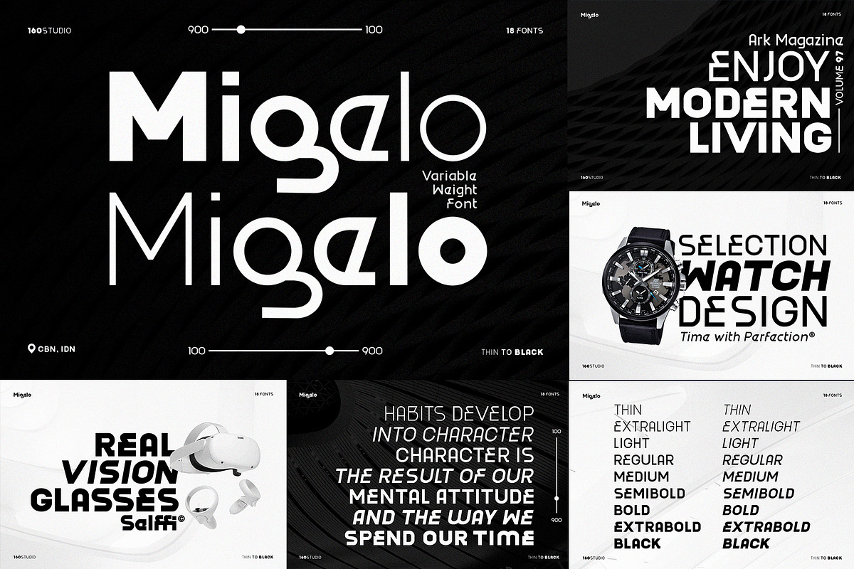160 Studio Font Bundle | 95% OFF, a Sans Serif Font by 160 Studio (Photo 2 of 29)
