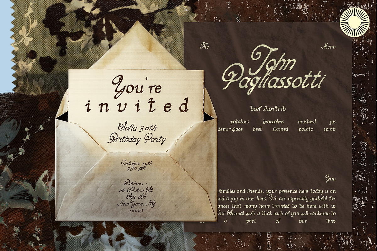 Therramo Organic Vintage Handwritten, a Handwritten Font by Setara Langit CreativeStd (Photo 9 of 12)