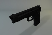 Low Poly Beretta M9, an Object 3D Model by CreativeeArt (Thumbnail 4 of 9)