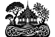 Black Nature & Wildlife Art Bundle, an Object Graphic by Designer_Momina (Thumbnail 9 of 13)