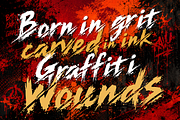 MoonSlash - Raw Cuts Typeface, a Handwritten Font by HypeWorksCo (Thumbnail 12 of 14)