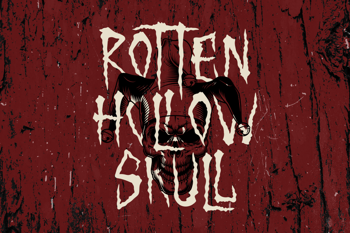 Rotten Valley - Horror Font, a Font by PutraCetol Studio (Photo 4 of 5)