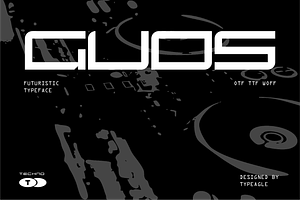 Guds - Futuristic Display Font