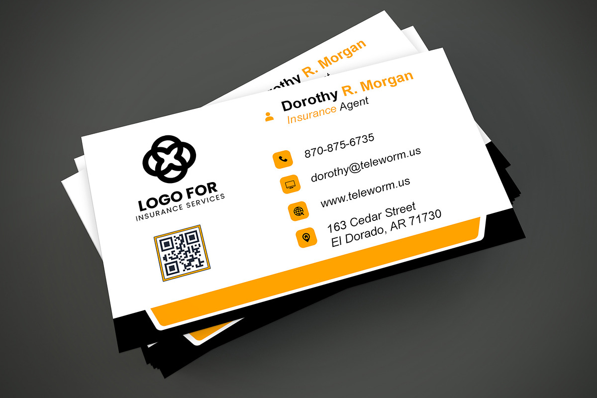 Freelancer PSD Business Card Template preview 2