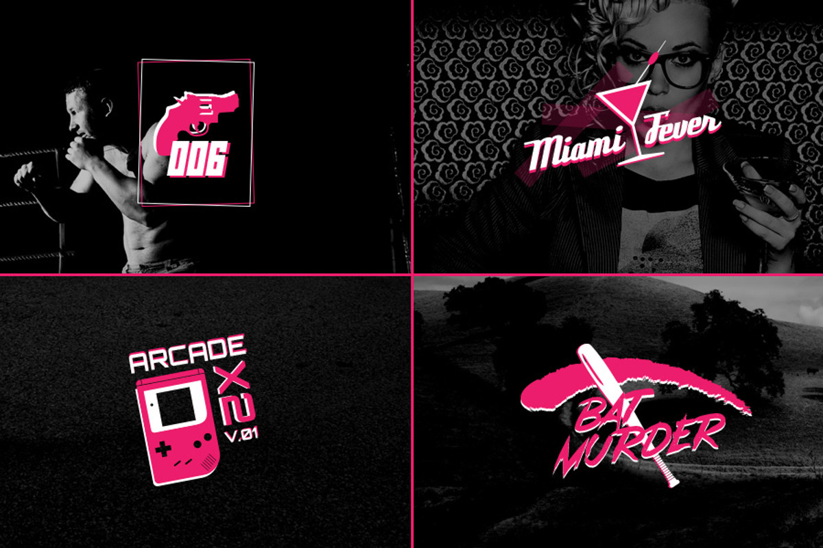 The 80's Action Badges preview 3