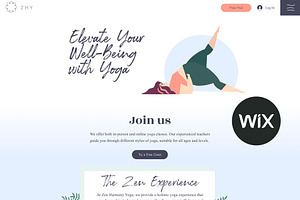 Yoga website template