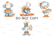Whimsical Thanksgiving Turkey, an Illustration by Craft Nest (Thumbnail 4 of 7)
