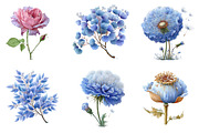 Spring Wildflowers Clipart, an Illustration by Dream Creation (Thumbnail 5 of 6)