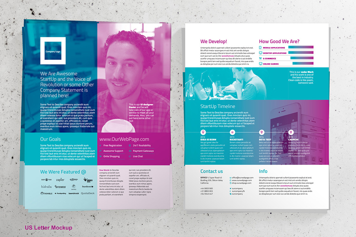 Compact - Single Page Brochure, a Brochure Template by IndieStock (Photo 5 of 6)