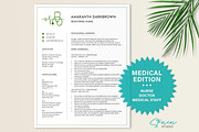 Resume Teamplate Healthcare, a Resume Template by Stanin Studio (Thumbnail 1 of 10)