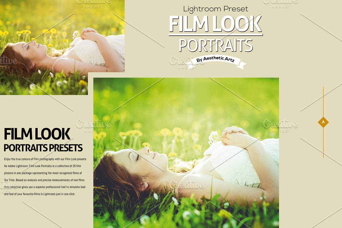 Film Look Portraits Lightroom Preset, an Action Add-On by PixelHive Pro (Photo 2 of 5)