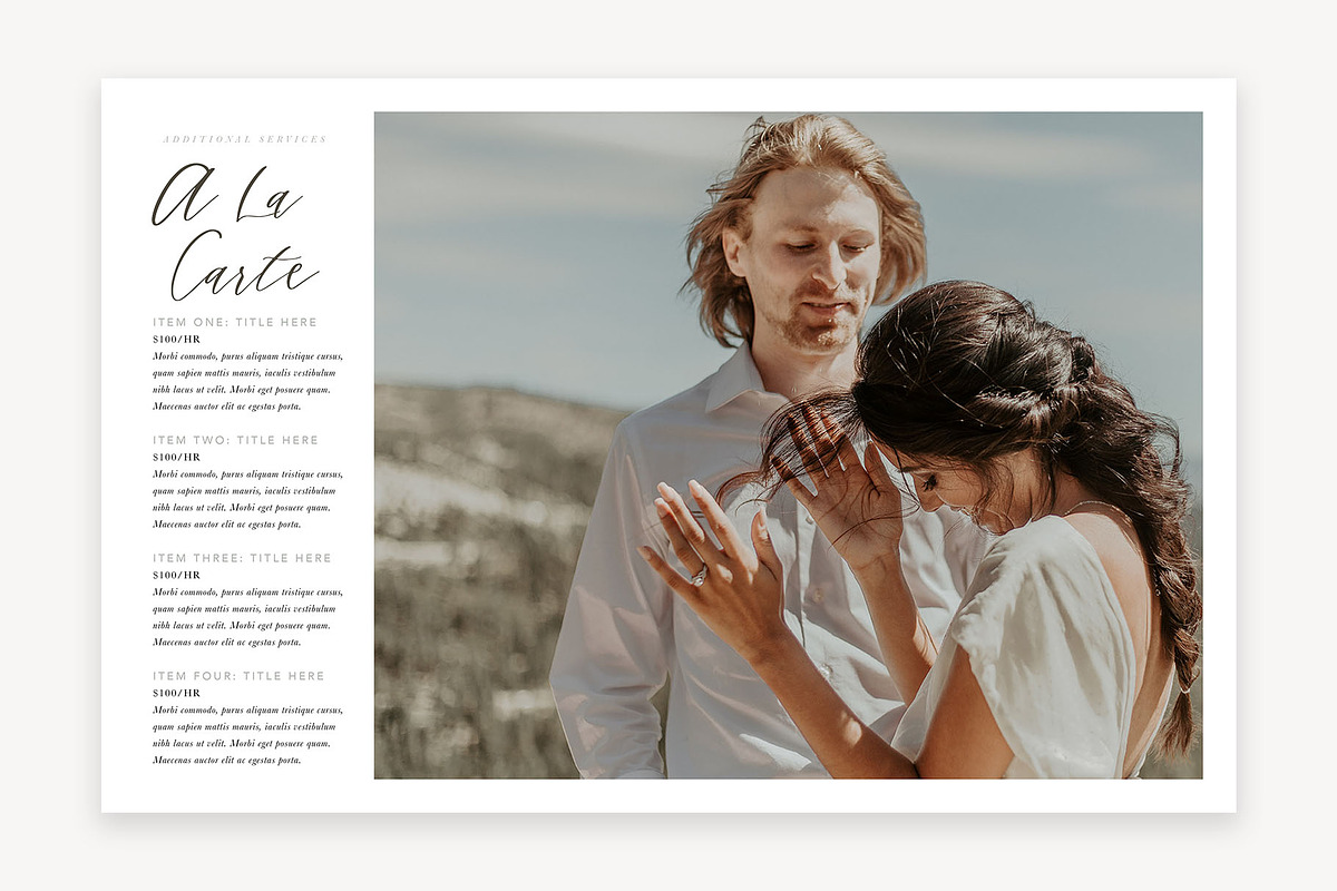 35-Page Photography Pricing Guide, a Magazine Template by molly ho studio (Photo 3 of 7)