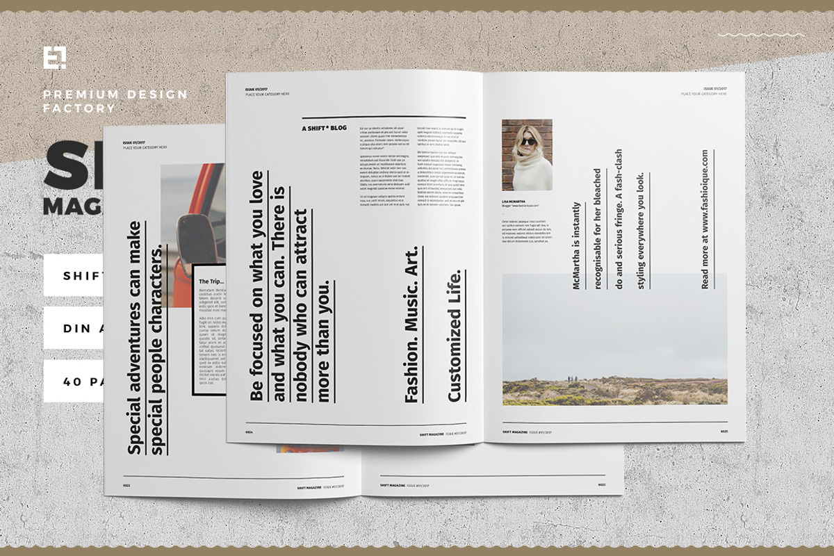 Shift Magazine, a Magazine Template by Egotype (Photo 12 of 26)