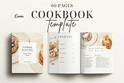 Minimalist Cookbook Template CANVA, a Templates & Theme by OrganizationOasisRo (Thumbnail 1 of 10)