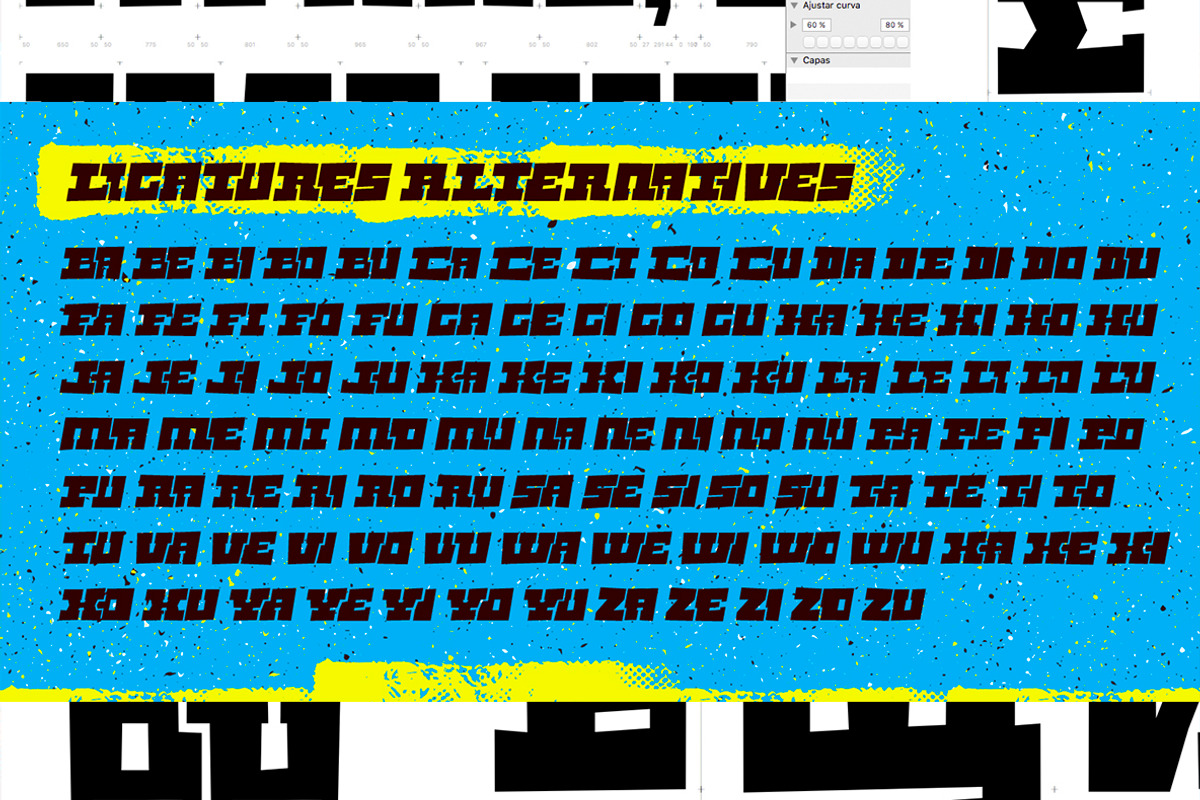 Spike Bot Family / Cyrillic+Greek. preview 4
