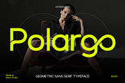 Polargo Geometric Sans Serif Font, a Sans Serif Font by Rasio Studio (Thumbnail 1 of 7)