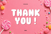 Chewy Gumb - Playful Display Font, a Sans Serif Font by Vesvocrea (Thumbnail 10 of 10)
