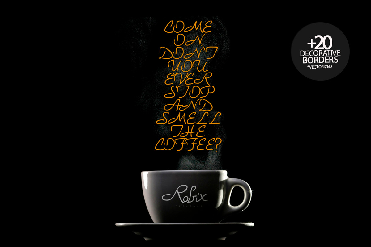 Robix Typeface +Extras