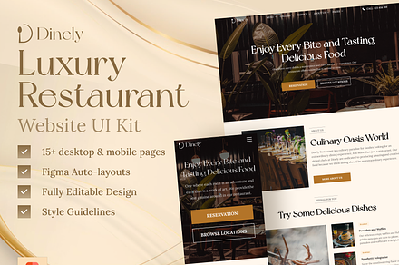 Dinely - Luxury Restaurant Website