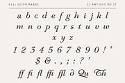 Vintage Italic Serif Font, a Serif Font by Century Library (Thumbnail 3 of 3)