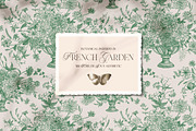 French garden pattern collection, an Illustration by Lisla (Thumbnail 1 of 11)