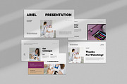 Ariel : Cosmetologist Google Slides, a Presentation Template by Punkl Camp (Thumbnail 1 of 9)