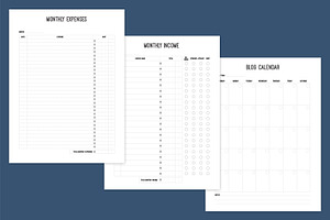 Updated! Editable Blogging Journal