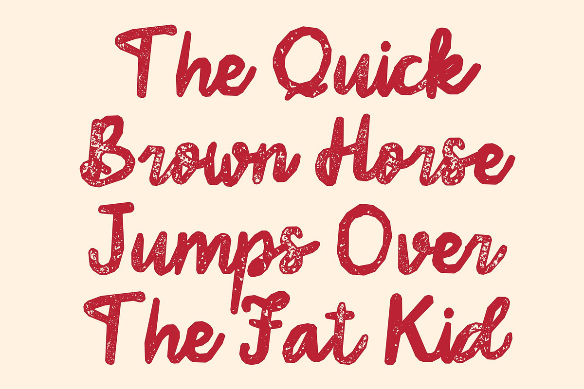 CS Danica Stamp, a Handwritten Font by Craft Supply Co. (Photo 5 of 8)