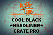Crate Pro Rounded Stencil, a Blackletter Font by Kustomtype (Thumbnail 3 of 5)