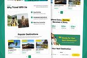 Tour & Booking Landing Page UI Kit, a Landing Page Template by twinstd (Thumbnail 3 of 5)