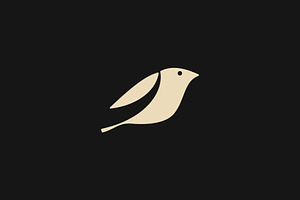bird leaf logo Design Vector