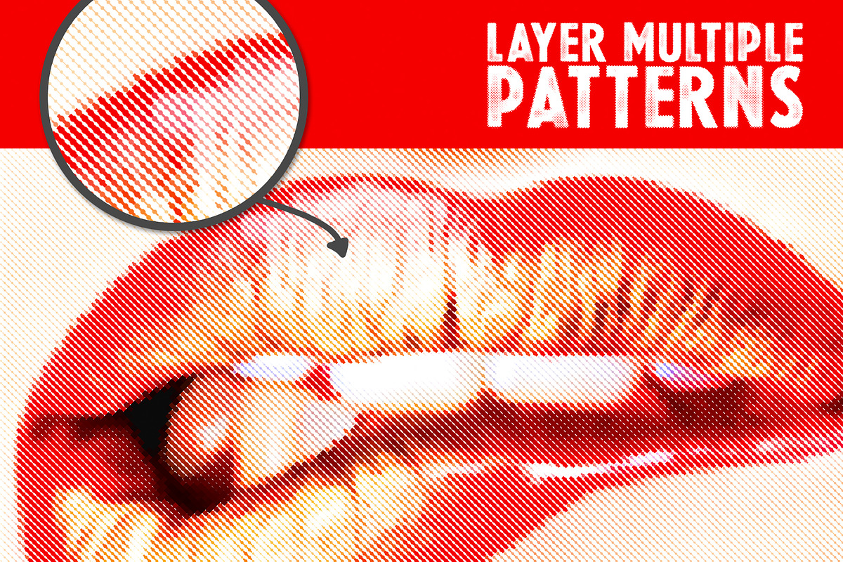 True Color Halftone Engine PS Script, a Preset Add-On by LESZ Design (Photo 6 of 10)