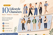 Modern People Vector Characters, a Person Illustration by Nerokanji_Designs (Thumbnail 1 of 3)