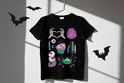 Halloween Party. 80+ Illustrations, a Decorative Illustration by Vicccky (Thumbnail 2 of 9)