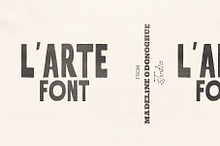 L’ARTE – Editorial Display Font