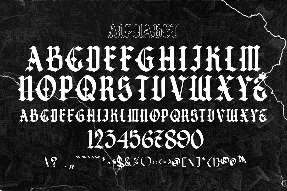 SICARIOS, a Blackletter Font by dansdesign (Photo 4 of 8)