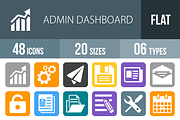 48 Admin Dashboard Flat Round Corner, an Icon by IconBunny (Thumbnail 1 of 3)
