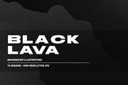 Black Lava - Background Illustration, a Texture Graphic by Huebert World (Thumbnail 1 of 10)