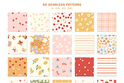 Blooming Summer - Patterns & Flowers, a Pattern Graphic by simpleblues (Thumbnail 3 of 12)