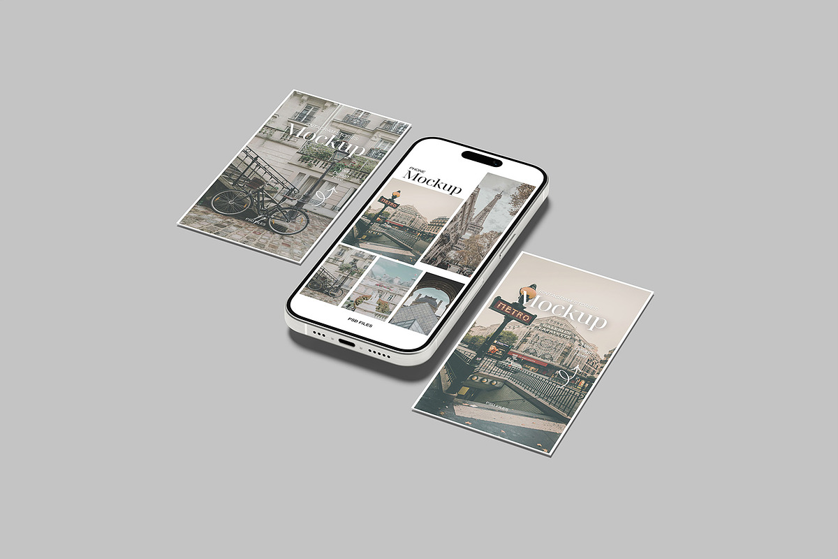 Instagram Stories Mockup, an iPhone Mockup by Graphiculon (Photo 10 of 11)