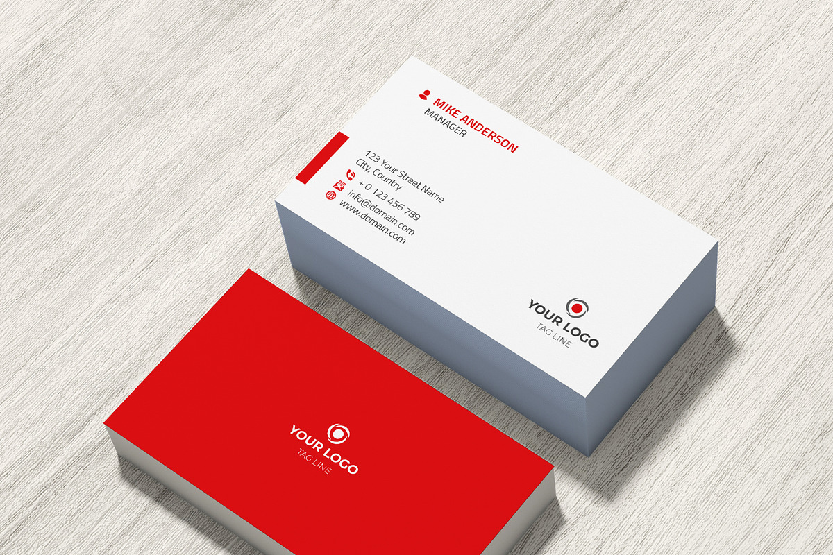 Minimal Business Card, a Business Card Template by designSultan (Photo 1 of 3)
