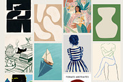 CONTEMPORARY ART PRINTS - 200 Bundle, a Background Graphic by Tomasz Ganclerz (Thumbnail 5 of 14)