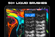 Procreate Liquid Brushes, a Brush Add-On by Nurmiftah (Thumbnail 4 of 6)