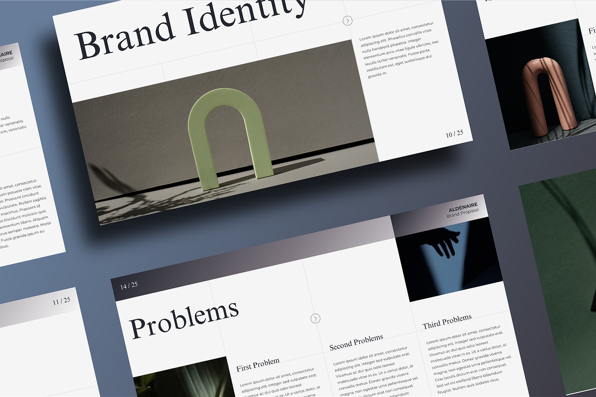 Aldenaire - Brand Proposal, a Presentation Template by ArbaStudio (Photo 2 of 5)