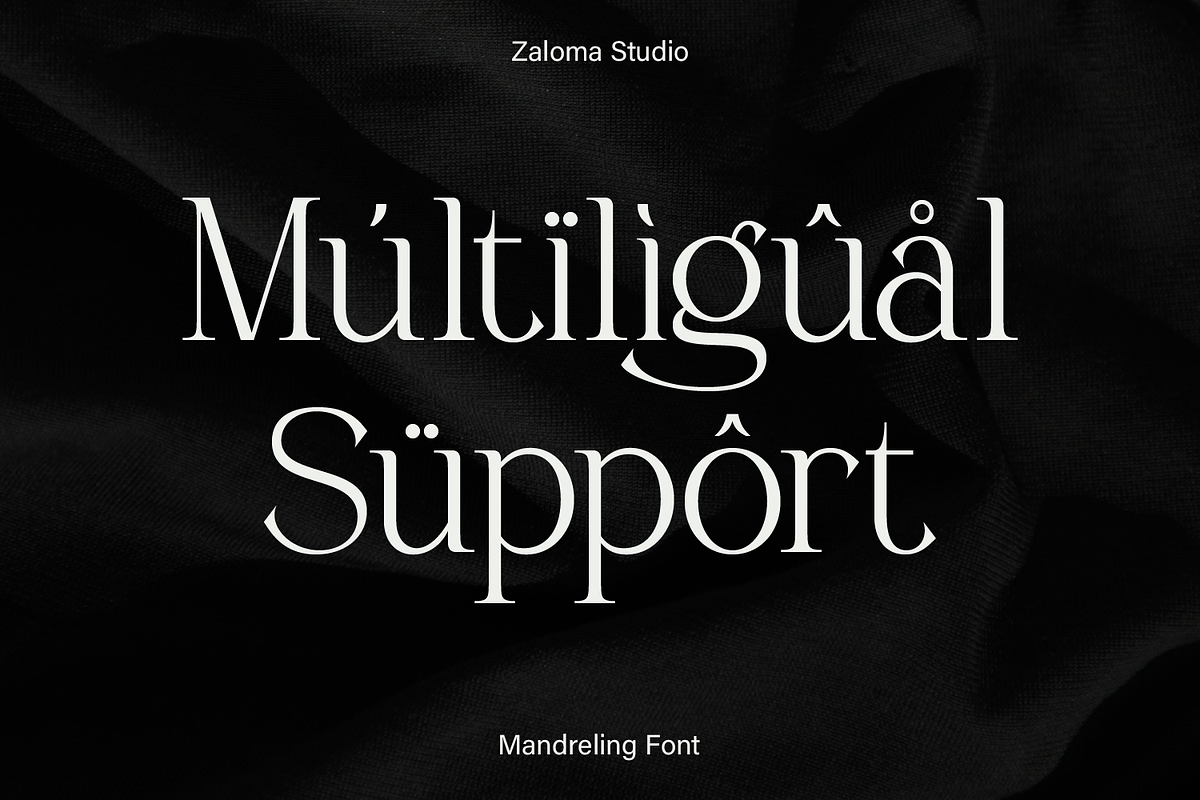 Mandreling, a Serif Font by Zaloma Studio (Photo 12 of 15)