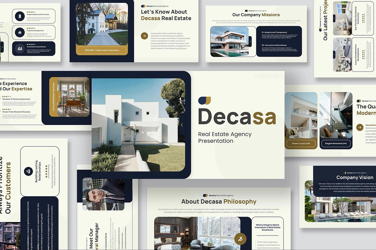 Real Estate Agency Google Slides