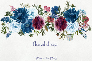 PNG Files Watercolor Fresh Flowers 1